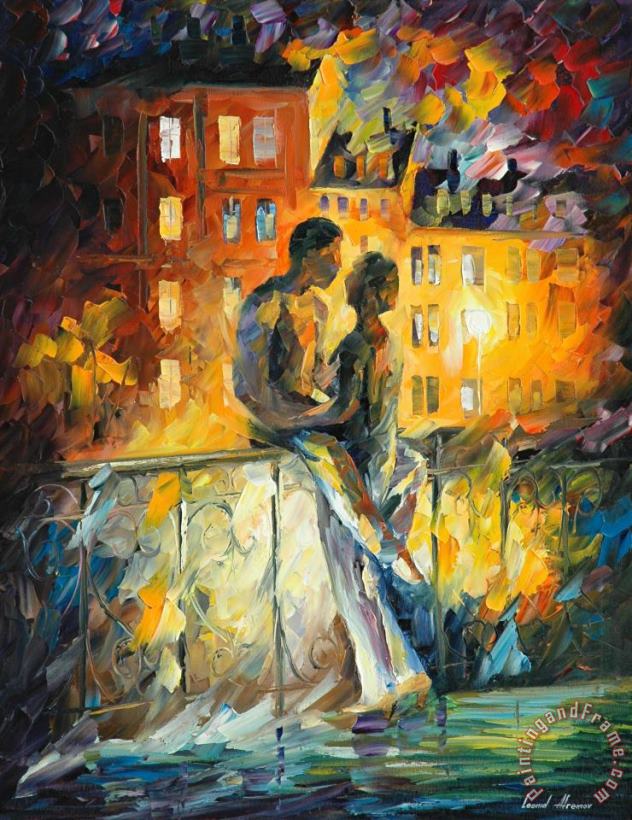 Leonid Afremov Silhouettes Art Painting