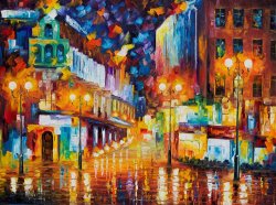 Leonid Afremov Sparks Of Freedom