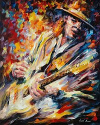 Leonid Afremov Stevie Ray Vaughan