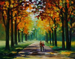 Leonid Afremov Sunny Autumn