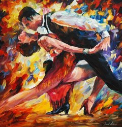 Leonid Afremov Tango Of Passion