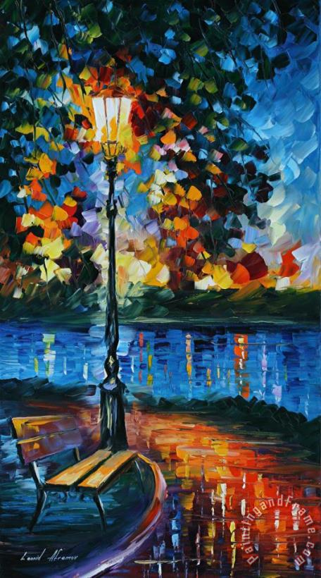 The Charm Of Loneliness painting - Leonid Afremov The Charm Of Loneliness Art Print
