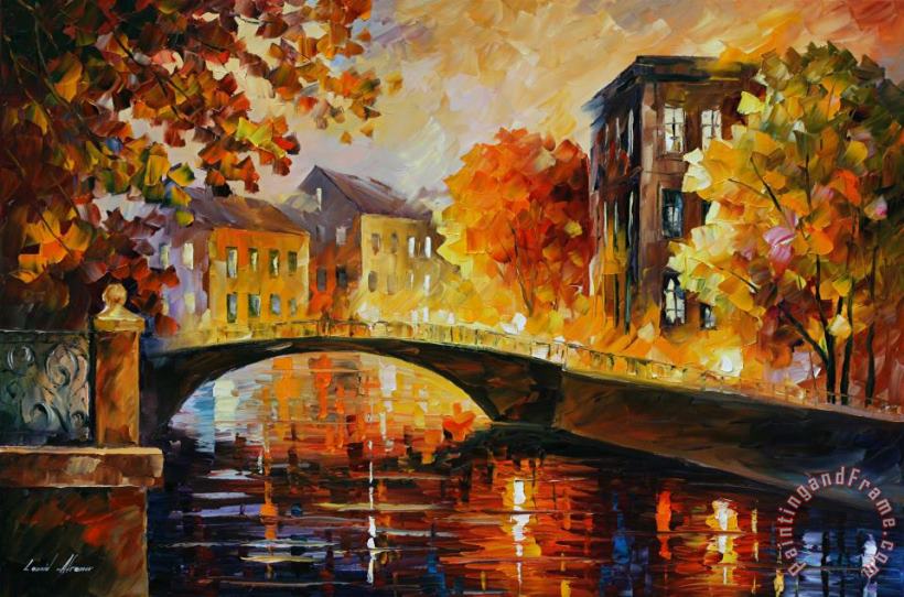 The River Of Memories painting - Leonid Afremov The River Of Memories Art Print