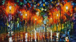 Leonid Afremov The Scent Of The Rain