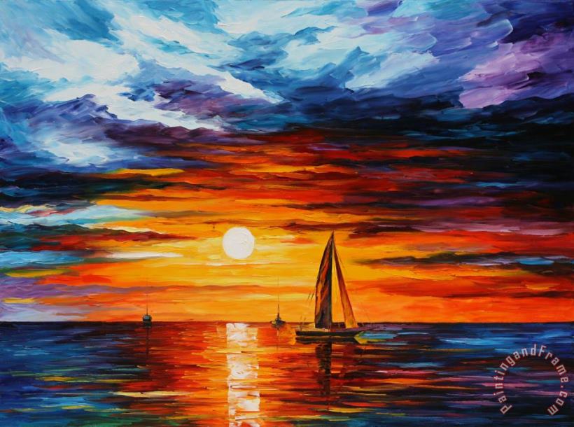 Leonid Afremov Touch Of Horizon Art Painting