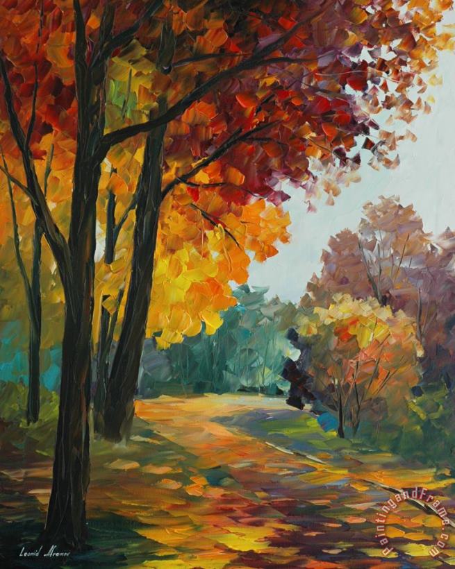 Leonid Afremov Touch Of The Fall Art Painting