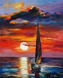 Leonid Afremov Towards The Sun