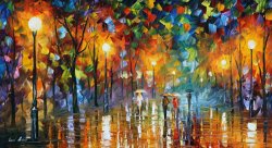 Leonid Afremov Unexpected Meeting