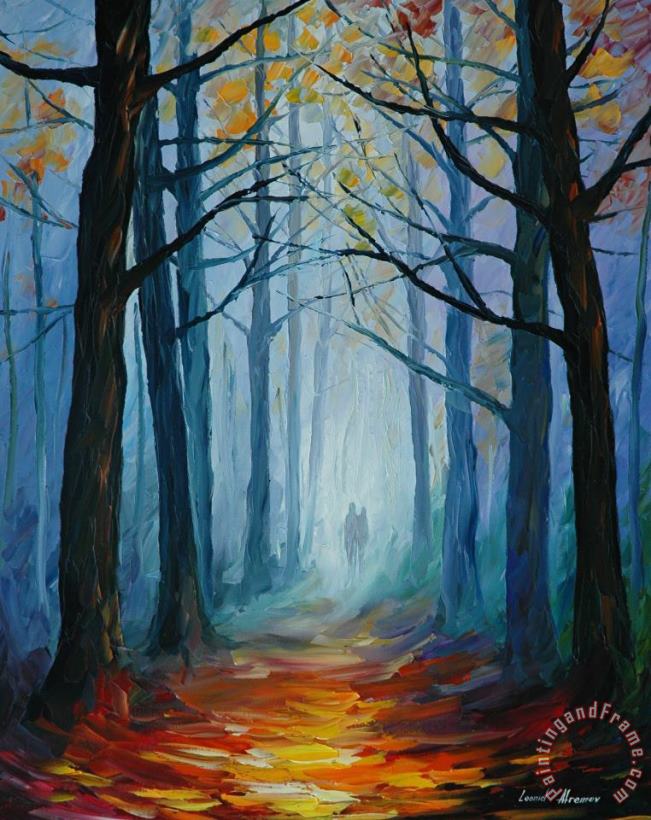 Leonid Afremov Wise Forest Art Painting