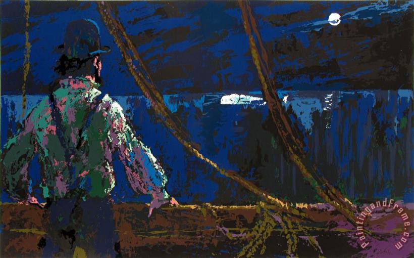 Leroy Neiman Ahab at The Night Watch Art Painting