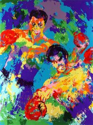 Leroy Neiman Ali Forman Zaire