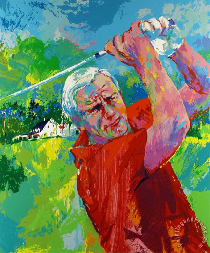 Leroy Neiman Arnold Palmer at Latrobe Art Painting