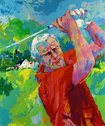 Leroy Neiman Arnold Palmer at Latrobe