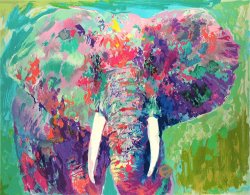 Leroy Neiman Charging Bull