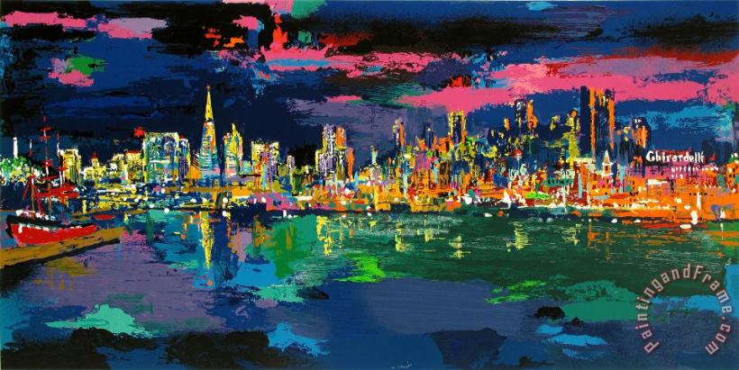 City by The Bay painting - Leroy Neiman City by The Bay Art Print