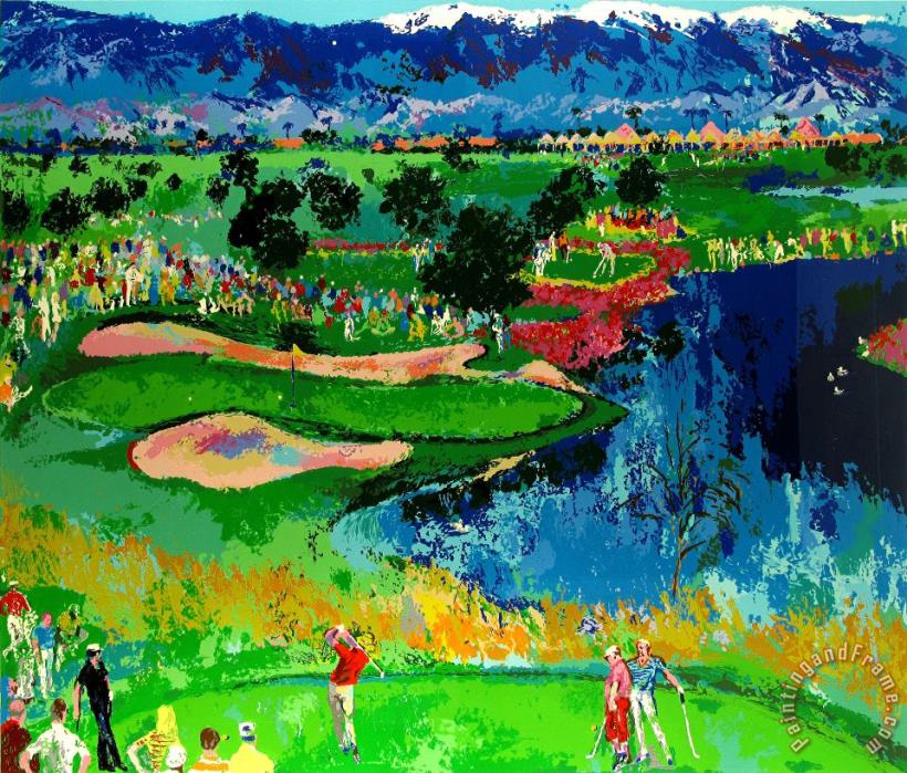 Leroy Neiman Cove at Vintage Art Painting
