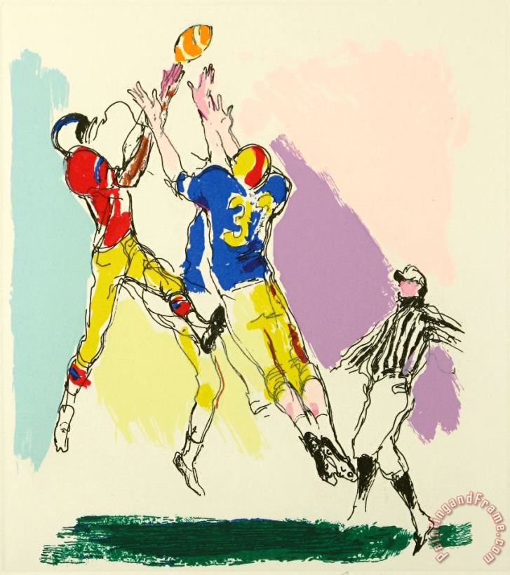Leroy Neiman Football Suite II Art Painting