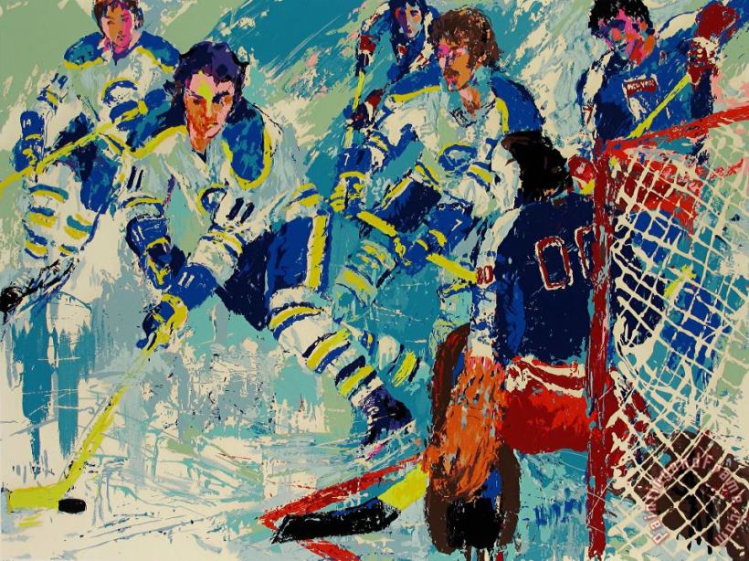 Leroy Neiman French Connection Art Painting