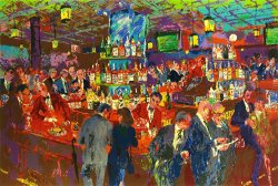 Leroy Neiman Harry's Wall Street Bar
