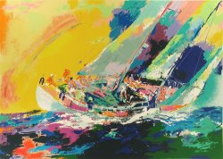 Leroy Neiman Hawaiian Sailing