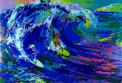 Leroy Neiman Hawaiian Surfers