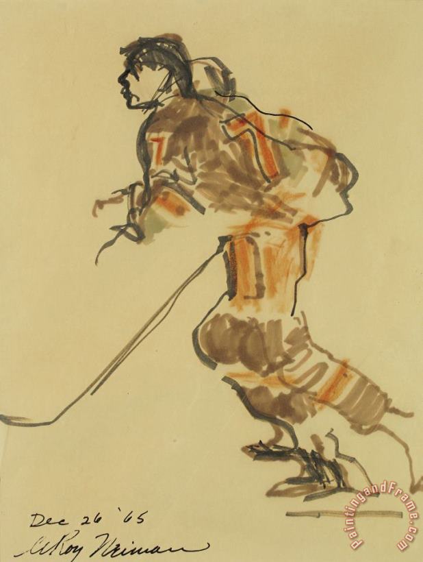 Leroy Neiman Hockey Dec 26, '65 Art Print