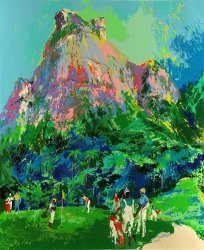 Leroy Neiman International Golf Foursome