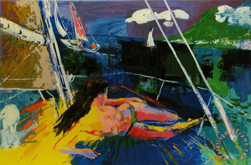 Leroy Neiman Jour Du Soleil Art Painting