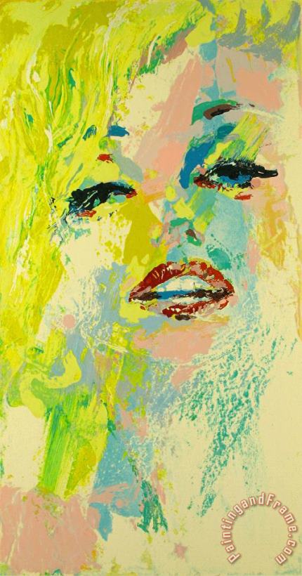 Marilyn painting - Leroy Neiman Marilyn Art Print