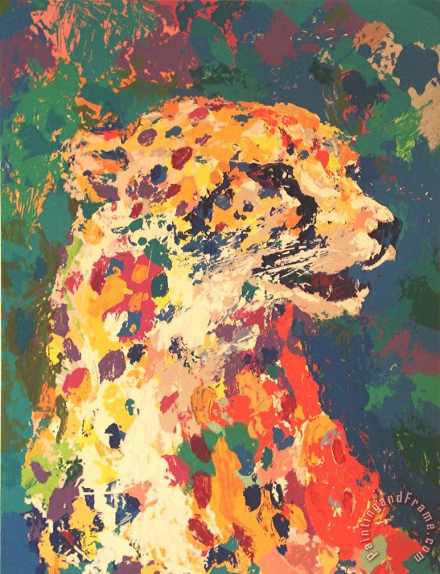 Leroy Neiman Portrait of The Cheetah painting - Portrait of The Cheetah ...