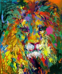 Leroy Neiman Portrait of The Lion