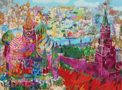 Leroy Neiman Red Square Panorama
