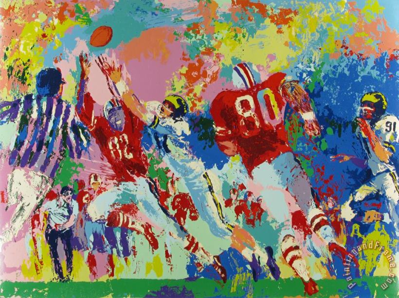 Leroy Neiman Rivalry painting - Rivalry print for sale