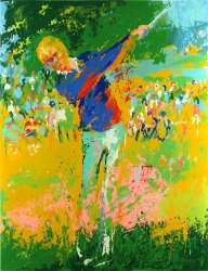 Leroy Neiman Tee Shot (jack Nicklaus)