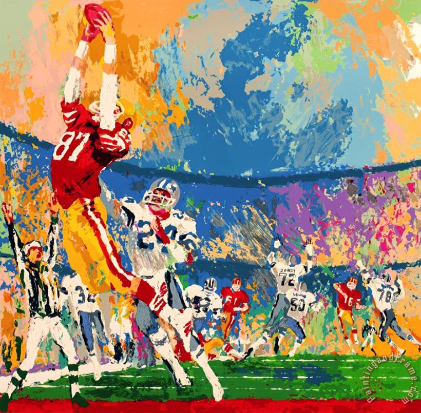 The Catch, 1991 painting - Leroy Neiman The Catch, 1991 Art Print