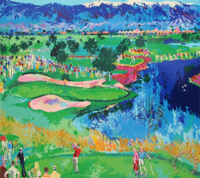 The Cove at Vintage painting - Leroy Neiman The Cove at Vintage Art Print