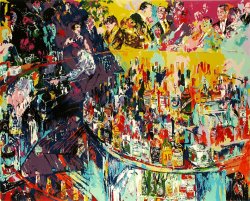 Leroy Neiman Toot's Shor Bar