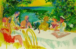 Leroy Neiman Wine Alfresco