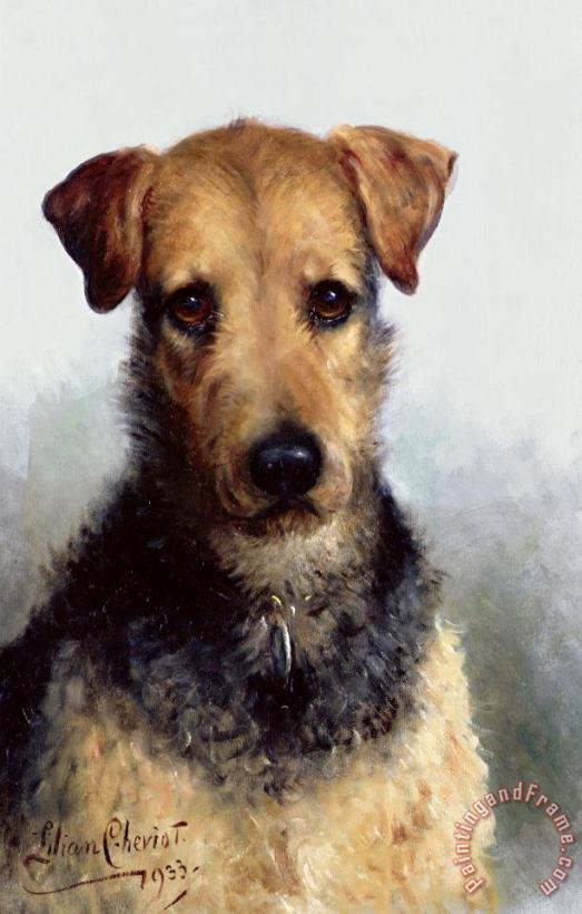 Lilian Cheviot Wire Fox Terrier Art Print