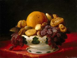 Lilly Martin Spencer Oranges, Nuts, And Figs