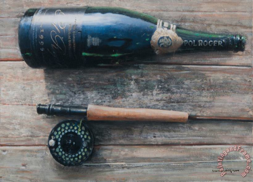 Bottle And Rod I painting - Lincoln Seligman Bottle And Rod I Art Print