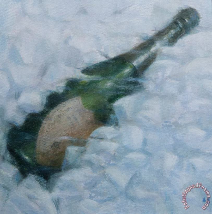 Lincoln Seligman Champagne On Ice Art Print