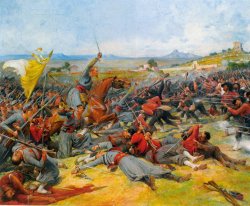 Lionel Noel Royer The Battle Near Mentana