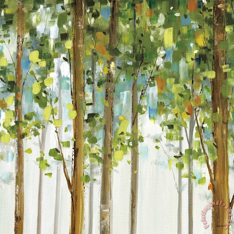 Forest Study II painting - Lisa Audit Forest Study II Art Print