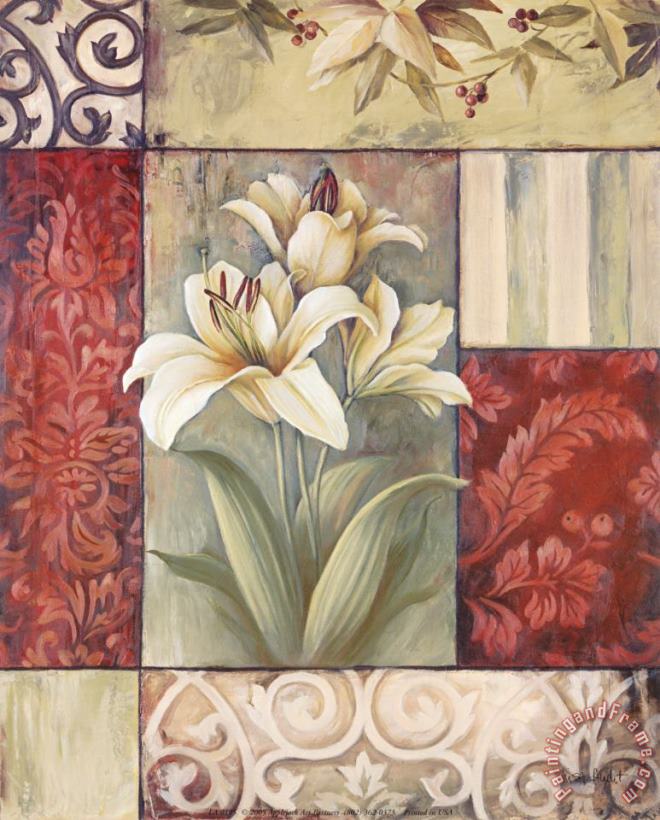 Lilies And More painting - Lisa Audit Lilies And More Art Print