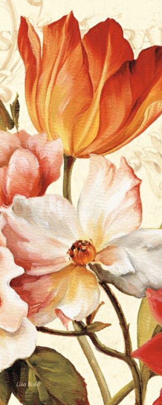 Poesie Florale Panel I painting - Lisa Audit Poesie Florale Panel I Art Print