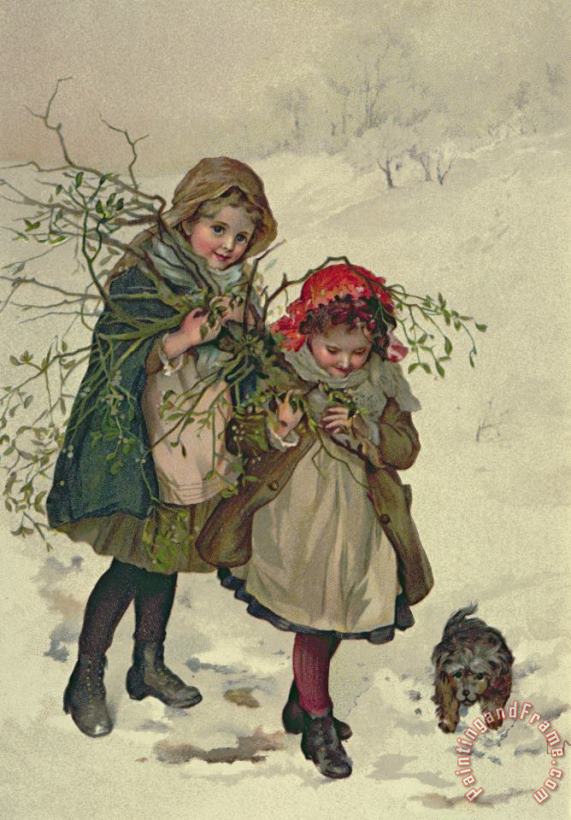 Illustration from Christmas Tree Fairy painting - Lizzie Mack Illustration from Christmas Tree Fairy Art Print