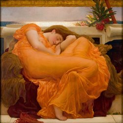 Lord Frederick Leighton Flaming June