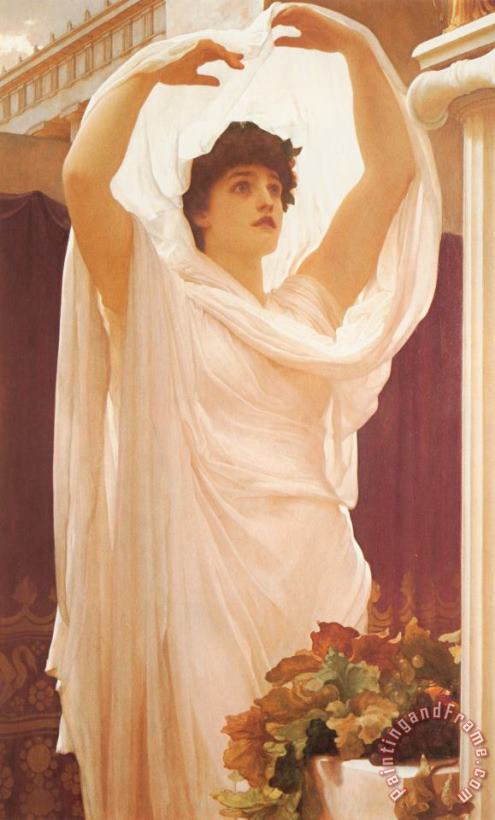 Invocation painting - Lord Frederick Leighton Invocation Art Print