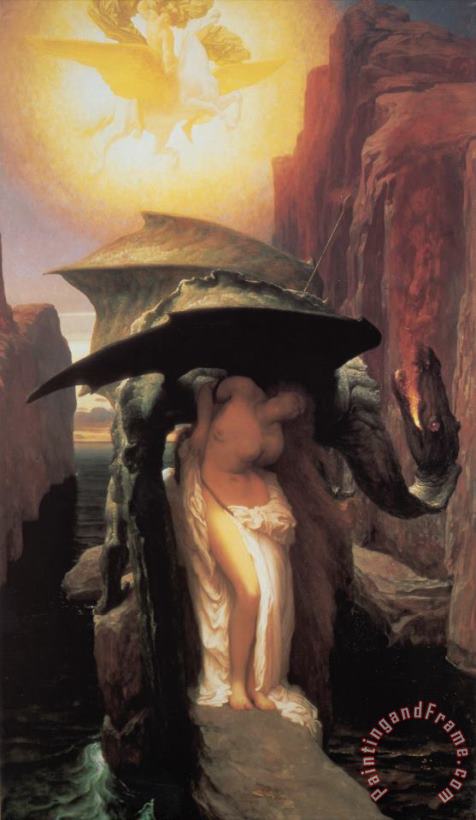 Lord Frederick Leighton Perseus And Andromeda Art Painting